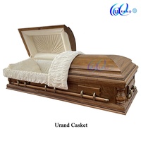 Artículos Funerarios, Ataúdes y Féretros para Adultos, Ataúdes de Madera Estilo Americano Importados de Italia, de Paulownia, para Funeral