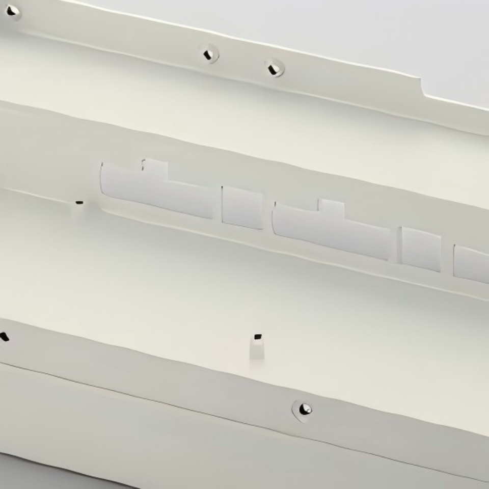 Part Model Sheets KGI ISO 9001 White Powder Coated Aluminum Sheet Metal Parts ROHS/Reach ...