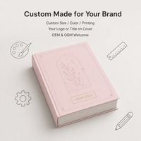 Boîte cadeau cosmétique personnalisée en forme de livre, rose pâle mat, pour gloss à lèvres, vente en gros, directement de l'usine, approvisionnement en vrac pour la vente au détail et les cadeaux