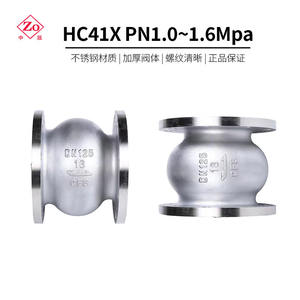 Clapet anti-retour silencieux HC41X en acier inoxydable à bride pour huile et eau - Product Image 3