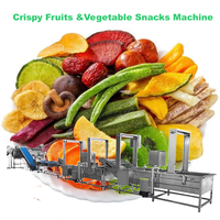 Indonesische Hot Sale Fruit- en Groentechips Jujube Kiwi Taro Yam Snacks Plantmachinefaciliteit