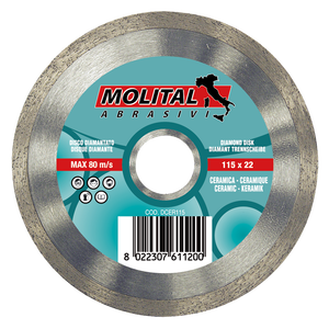 Disco de Diamante 'CERÁMICO' MOLITAL de 115 mm - Product Image 1