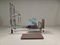 Reformer Pilates Commercial Haut de Gamme en Aluminium avec Tour pour Salle de Sport, Studio de Yoga, Équipement de Fitness, Machine Reformer Pilates