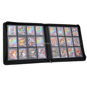 Carpeta de 12 Bolsillos para Tarjetas Coleccionables |   Álbum de Cartas Resistente para Cartas TCG, Deportivas y <span class=keywords><strong>Pokémon</strong></span> - Product Image 4