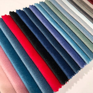 Diseño personalizado venta bien 100% poliéster sofá terciopelo tela tapicería Holanda terciopelo sofá silla - Product Image 2