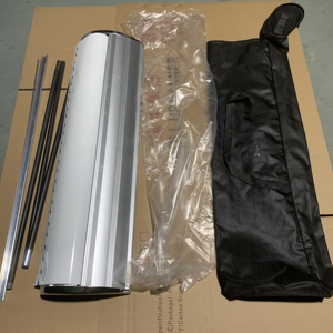 Venta al por mayor retractable standee aluminio Roll Up Pull Banner Stand Kakemono Roll Up - Product Image 5