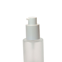 Flacon compte-gouttes cosmétique 20ml, 30ml, 40ml, 50ml, 60ml, 80ml, 120ml, huile de sérum à épaule plate, flacon compte-gouttes en verre avec boîte en papier rose
