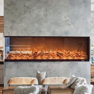 <span class=keywords><strong>Chimenea</strong></span> eléctrica de 90 pulgadas con soporte de <span class=keywords><strong>madera</strong></span> de 100 "nueva y original debajo del televisor - Product Image 2