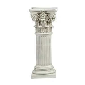 Factory direct sale exterior marble columns house decorative pillars for homes hollow pillars