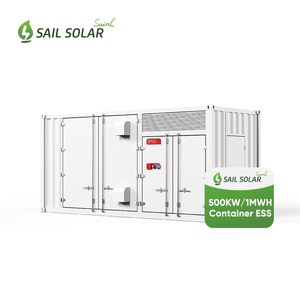 Système de stockage d'énergie solaire BESS extérieur adapté de 20 pieds, 500 kW PCS et conteneur de batterie industriel de 1 MWh - Product Image 1