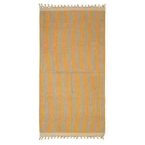 Serviette en coton turc Handloomed luxe Mticolor pompon modèle Hammam bain et tailles de main ensemble tissé pour une utilisation en avion - Product Image 2