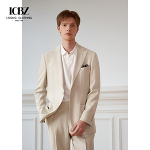 Chaqueta de <span class=keywords><strong>traje</strong></span> de negocios blanca de <span class=keywords><strong>lino</strong></span> para <span class=keywords><strong>hombre</strong></span>, <span class=keywords><strong>traje</strong></span> informal individual para primavera y verano, transpirable, de talla grande, nuevo diseño superior - Product Image 2