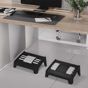 डेस्क के तहत प्लास्टिक समायोज्य घर कार्यालय ने फुटरेस्ट झुकाव तनाव राहत पैर स्टंटेड अंडरडेस्क - Product Image 5