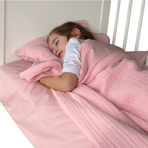 Offerta Speciale: Copripiumino/Coperta Avvolgente/Lenzuolo <span class=keywords><strong>per</strong></span> Culla/Cuscino in Cotone Mussola Traspirante Eco-friendly 200TC <span class=keywords><strong>per</strong></span> Tutte le Stagioni - Product Image 4