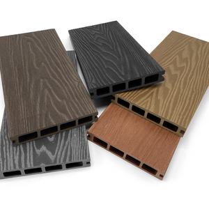 Kit complet de <span class=keywords><strong>terrasse</strong></span> en bois composite durable, planches WPC 3D en relief, <span class=keywords><strong>terrasse</strong></span> extérieure, aménagement paysager de jardin - Product Image 2