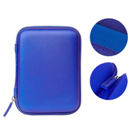 Emballage de disque dur personnalisé étui à fermeture éclair à coque dure antichoc étuis pour câbles de données de compression mallette de rangement et sac