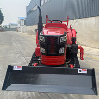 Mini-tracteur agricole 25-50 CV avec motoculteur rotatif, démarrage électrique, transmission 8F+2R, moteur de fertilisation