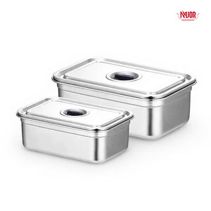 Boîte à lunch de préparation de <span class=keywords><strong>repas</strong></span> en acier pour le bureau Boîtes à lunch de travail qui gardent les aliments chauds Boîte à bento chauffante portable Conteneur alimentaire isolé - Product Image 1