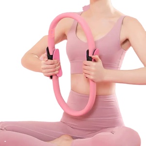 Anneau de Pilates antidérapant et souple, <span class=keywords><strong>cercle</strong></span> magique de yoga <span class=keywords><strong>pour</strong></span> exercices de renforcement des muscles du plancher pelvien, des jambes, des <span class=keywords><strong>cuisses</strong></span> et des fesses - Product Image 2