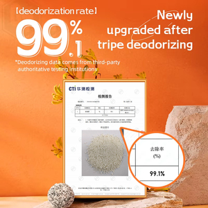 Litière <span class=keywords><strong>pour</strong></span> chatons en pur manioc, hautement absorbante, contrôle des odeurs supplémentaire, sans poussière, facile à façonner, non collante, type tofu blanc - Product Image 5