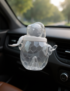 Deodorante per Auto in Cristallo Trasparente Decorativo a Forma di Cartone Animato Evaporazione Naturale Senza Necessità di Elettricità - Product Image 2