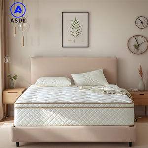 Fabrika toptan 160x200cm sıcak satış kral yatak doğal lateks bellek köpük cep yaylı şilte - Product Image 1