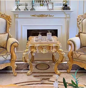 OE-FASHION Comfort squisito: divano personalizzabile con lamina d'oro e velluto giallo ricco | Divano singolo in legno massello realizzato a mano - Product Image 3