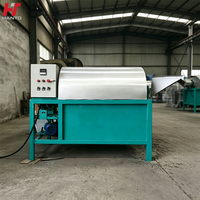 Rôtissoire à tambour en acier inoxydable, machine électrique multifonction pour la torréfaction des graines oléagineuses, des noix et des céréales, pour atelier alimentaire