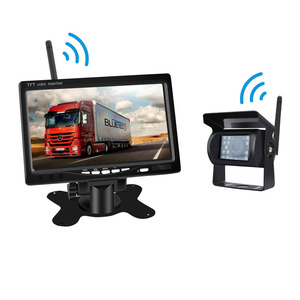 Hot bán 7 inch TFT LCD <span class=keywords><strong>Monitor</strong></span> không dây chiếu hậu Backup <span class=keywords><strong>Camera</strong></span> Kit với Night <span class=keywords><strong>View</strong></span> chức năng chống thấm nước cho các loại xe tải - Product Image 2