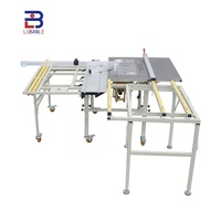 LB550 Petite scie à table de découpe de bois Scie à panneau coulissant MDF Scie à table coulissante pour meubles