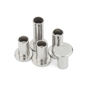 <span class=keywords><strong>Rivets</strong></span> semi-tubulaires à tête ovale en acier inoxydable - Product Image 2