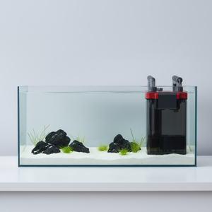 Eco-vriendelijke 5W plastic externe aquariumfilter, stil, wandmontage, 1,5L voor schildpad- en visbakken, 220V, woonkamer - Product Image 5