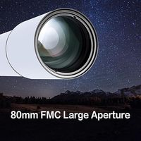 Portable Professional 80m Telescope Aluminum Carrying Bag High-Powered Sports Entertainment Product for Adults Includes Phone