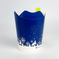 Gobelets à glace en papier jetables autrichiens personnalisés avec logo en forme de tourbillon 2026