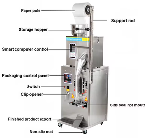 spk-100 Automatic Vertical Granule & Powder Filling <b>Machine</b> PE/PET Pouch for <b>Tea</b> Granule & Powder Packing - Product Image 4