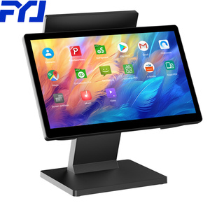 Ngoại tuyến <span class=keywords><strong>POS</strong></span> đôi màn hình thanh toán thiết bị đầu cuối tiền mặt đăng ký thanh toán hệ thống thiết bị đầu cuối Fyj F2-6 15.6 ''tất cả trong một cửa sổ <span class=keywords><strong>POS</strong></span> hệ thống - Product Image 1