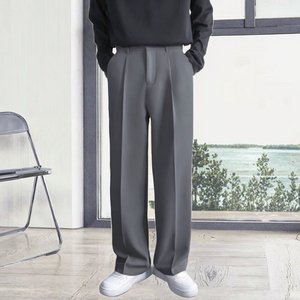 กางเกงจ็อกเกอร์ผู้ชายสีพื้นแบบใหม่ สไตล์หลวม เอวกลาง ลำลอง กันน้ำ โพลีเอสเตอร์ 100% ปิดด้วยซิป สามารถปรับแต่งได้ - Product Image 3