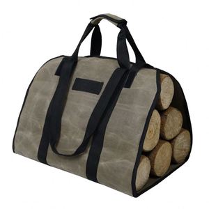 Échantillon Gratuit Offres Spéciales Sacs à Bois de Chauffage Imperméables en Toile Cirée 16 oz pour Gros Paquets de Bois - Product Image 2