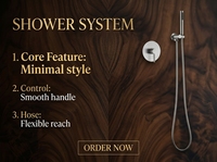 Ensemble de douche mural noir en acier inoxydable dissimulé, finition douce, mitigeur de baignoire, robinet de douche, valve en céramique à poignée unique