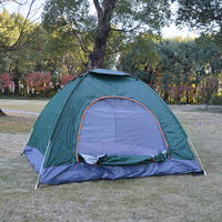 Tente de camping d'extérieur légère Hitree pour 3-4 personnes pour le glamping, la randonnée, la randonnée pédestre ou la plage avec bâche de pluie et sac de transport