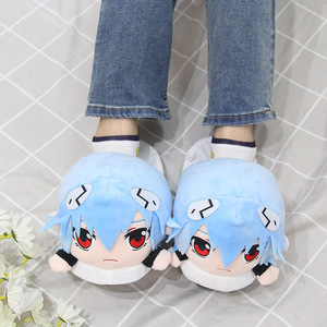 Ayanami Rei Personalizado, Lindo Diseño Invernal con Suela <span class=keywords><strong>de</strong></span> <span class=keywords><strong>EVA</strong></span> y Parte Superior <span class=keywords><strong>de</strong></span> Gamuza, Forro <span class=keywords><strong>de</strong></span> Algodón Afelpado y Absorción <span class=keywords><strong>de</strong></span> Sudor Cálido, Diseño Ryo <span class=keywords><strong>Asuka</strong></span> - Product Image 1