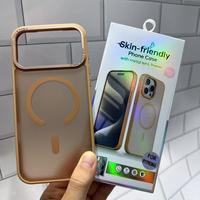 Prix d'usine pour l'étui de téléphone iPhone 18 Pro Max, coque magnétique antichoc mate, accessoires de téléphone tendance