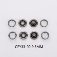 Boutons-pression métalliques à cinq griffes de 9,5 mm, 4 pièces, prêts à être expédiés, attaches standard à griffes pour usine de confection