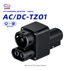 Adaptateur CA GDON NACS vers CCS2 400A, convertisseur de charge CA/CC <span class=keywords><strong>Tesla</strong></span> NACS vers CCS Combo 2, étanche IP54 pour <span class=keywords><strong>Tesla</strong></span> Model 3 Y S X - Product Image 1