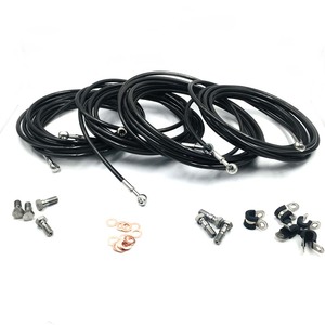 Manguera de Freno Hidráulico Delantera de Acero Inoxidable Resistente a la Corrosión de 1/8" SAE J1401 para Motocicleta, ATV, <span class=keywords><strong>Quad</strong></span>, Go Kart - Product Image 2