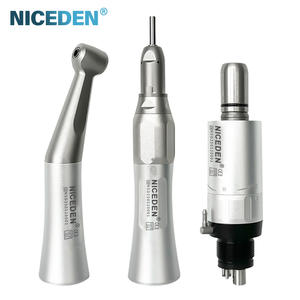 Niceden Kit di Handpiece dentale a bassa velocità pulsante esterno per via d'acqua contro angolo 2/4 fori per aria motore apparecchiature dentali - Product Image 1