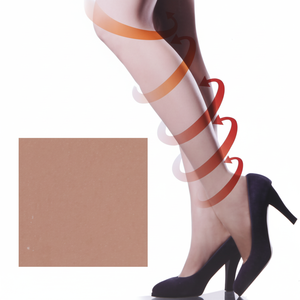 Collant a compressione ad alta elasticità 40 denari color carne con elevata elasticità di compressione - Product Image 1
