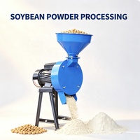 Moulin à céréales commercial en acier, petit modèle, pour la production d'aliments pour maïs, soja et volailles