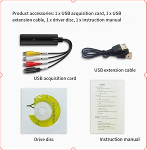 Carte de <span class=keywords><strong>capture</strong></span> USB monocanal transfrontalière <span class=keywords><strong>Ezcap</strong></span> pour signal AV, appareil de <span class=keywords><strong>capture</strong></span> d'images et de vidéos, enregistrement de caméra de surveillance <span class=keywords><strong>HD</strong></span> - Product Image 2