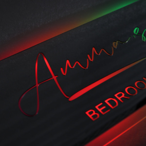 Cá nhân 12 màu RGB Logo pha lê chiếu sáng Tên gương sáng lên gương cho phòng ngủ <span class=keywords><strong>LED</strong></span> Tường - Product Image 6